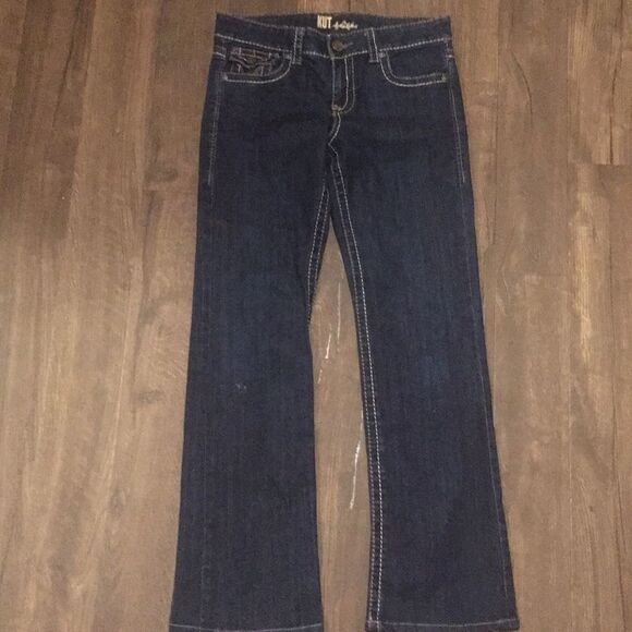 Kut from the Kloth dark wash wide leg size 6 jeans - Picture 1 of 5